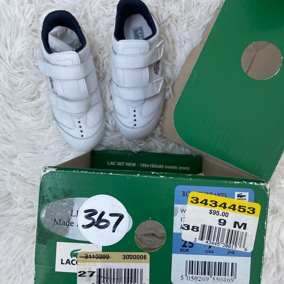 New Lacoste white Unisex shoes size 9 - Picture 4 of 4